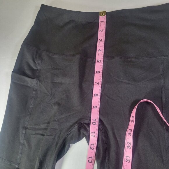 Empetua Black High Waisted Active Control Leggings #41402 Size M - Picture 5 of 7